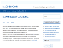 Tablet Screenshot of maol-espoo.fi